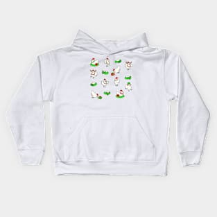 Christmas Chickens Kids Hoodie